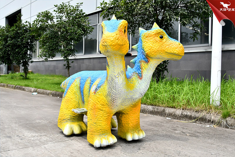 雙頭電動(dòng)恐龍車，恐龍兒童游樂車